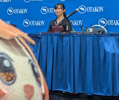 Ayaka Fukuhara (with Ume nuigurumi)